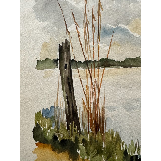 Original watercolor on paper by Henry Emil Salloch, also known as Heinz Emil Salloch, the German-born American artist and...