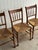 1960s Vintage Maple Dining Chairs With Hand-Woven Rush Seats, Set of Six For Sale - Image 5 of 18