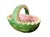 Vintage Hand-Painted Ceramic Watermelon Basket Serving Bowl For Sale - Image 6 of 9