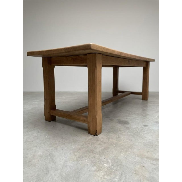 Large Farmhouse French Oak Table, 1920 For Sale - Image 3 of 4