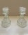 1930s Art Deco Pressed Glass Double Candlestick Holders- A Pair For Sale - Image 10 of 11