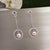2010s Akoya Pearl Earrings 14 Karat White Gold Certified For Sale - Image 5 of 16