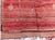 1950s Doris Leslie Blau Vintage Moroccan Abstract Brick Red Hand-Knotted Wool Rug For Sale - Image 5 of 8