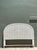 Vintage White Rattan Queen Headboard For Sale - Image 4 of 13