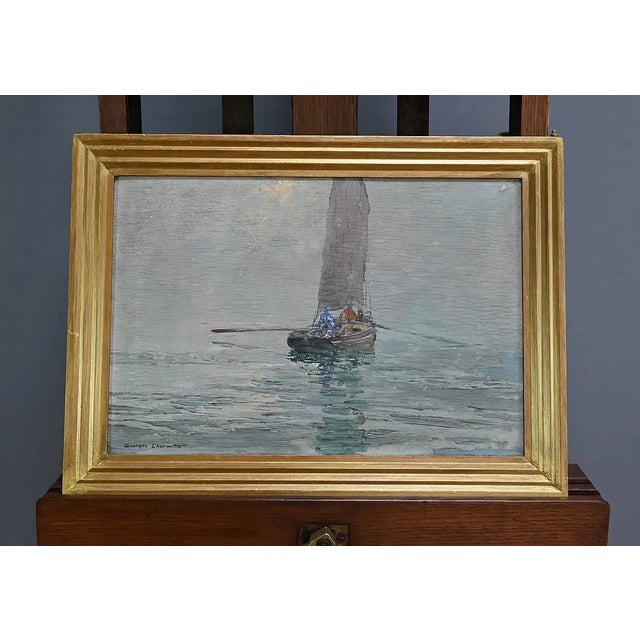 G. Lhermitte, In the Mist, 1934, Oil Painting For Sale - Image 4 of 13