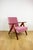 Wood Vintage B-310 Lounge Chair in Pink, 1970s For Sale - Image 7 of 11