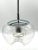 Modern Wave Ceiling Light by Koch & Lowy for Peill & Putzler 1960s For Sale - Image 3 of 14