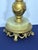 Rembrandt Lamp Company Vintage Neoclassical Rembrandt Brass & Onyx Torchiere Table Lamp For Sale - Image 4 of 11