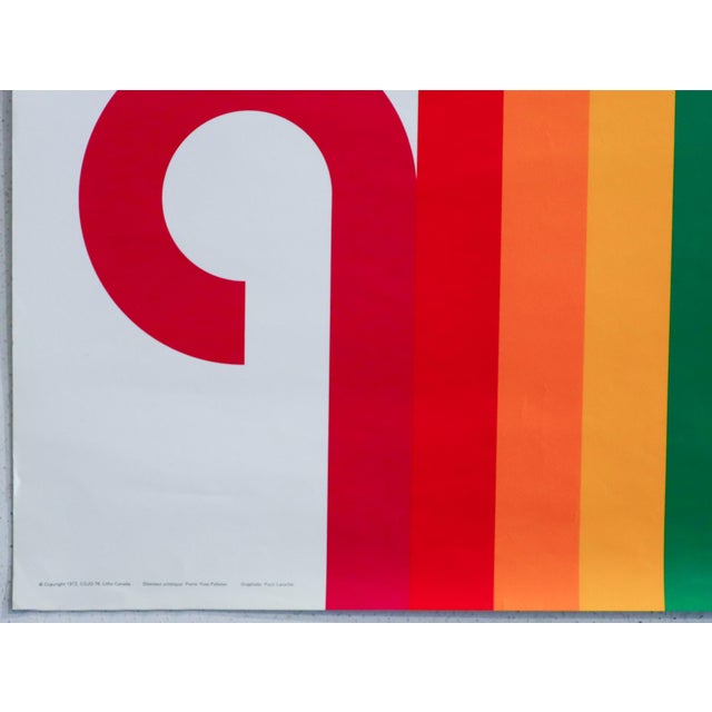 1976 Montreal Olympics Arts and Culture Program Poster - Cojo (Medium) For Sale - Image 6 of 6
