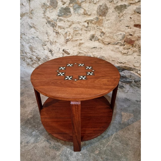 1950s Mid-Century French Coffee Table in Hardwood, 1950s For Sale - Image 5 of 15