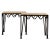 Méandre' Black Iron and Travertine Side Tables by Design Frères - a Pair For Sale - Image 13 of 13