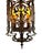 Early 1900’s Ornate cast brass gothic revival flush mount fixture with 4 E26 sockets. From a Milwaukee Wisconsin Lake...