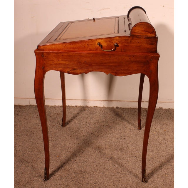 Wood Napoleon III Walnut Desk or Games Table For Sale - Image 7 of 13