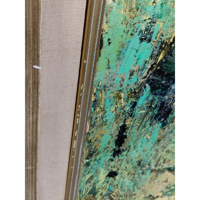 Framed Signed Peaceful Creek Oil on Canvas by Pereda For Sale - Image 9 of 13