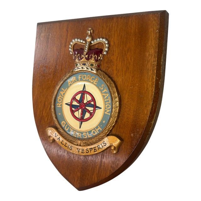 Vintage Royal Air Force Shield For Sale