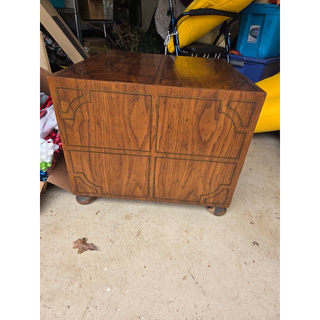 Drexel Oxford Square End Table or Commode For Sale - Image 9 of 9