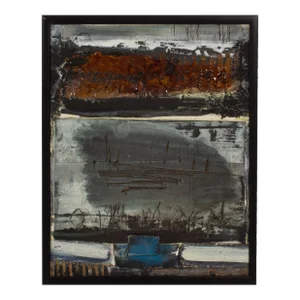 2005 “Asuka 15” Mixed Media Collage by Juliet Holland