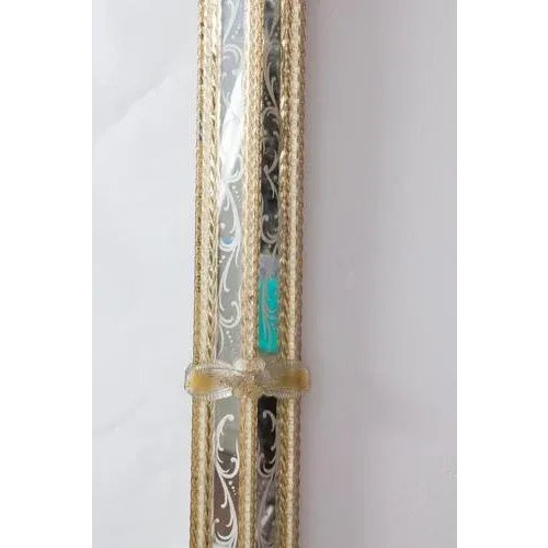 Mid-Century Venetian Murano Glass Mirror, 1960s For Sale - Image 3 of 16