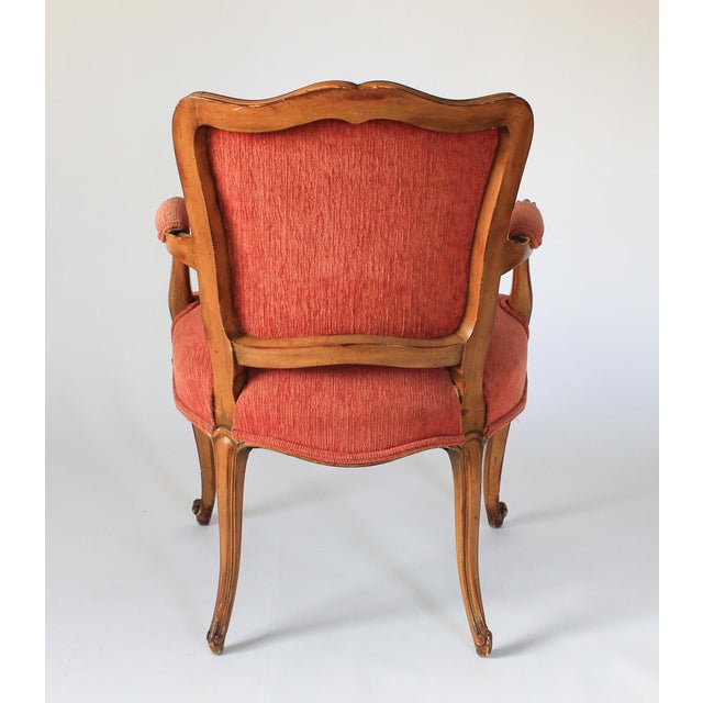 French Louis XV Style Fauteuil For Sale - Image 4 of 15