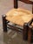Wood Pair Early 20th Century French Walnut Rush Chairs Attributed to Dudouyt For Sale - Image 7 of 10