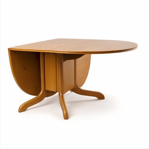 A classic mid-century drop leaf dining table by Morris of Glasgow, showcasing beautifully simple lines and a warm teak...