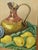 Mid-Century Modern Vintage 1960s Original Still Life Fruit Painting Signed For Sale - Image 3 of 9