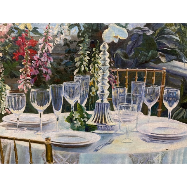 Green Peter Ho Mid.Century Modern Garden Dining Reception For Sale - Image 8 of 9