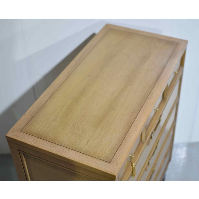 Mid Century 7 Drawer Highboy Dresser by American of Martinsville For Sale - Image 9 of 10