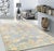 Light Blue Fine Hand Knotted Oushak Rug For Sale - Image 4 of 4