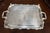 Large Vintage SilverPlate Footed Serving/Bar Tray For Sale - Image 10 of 12