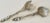 Metal Arthur Court Calla Flowers & Rabbits Salad Servers For Sale - Image 7 of 7