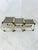 Tommaso Barbi Enameled Metal and Brass Coffee Tables in the style of Tommaso Barbi, 1970, Set of 3 For Sale - Image 4 of 17
