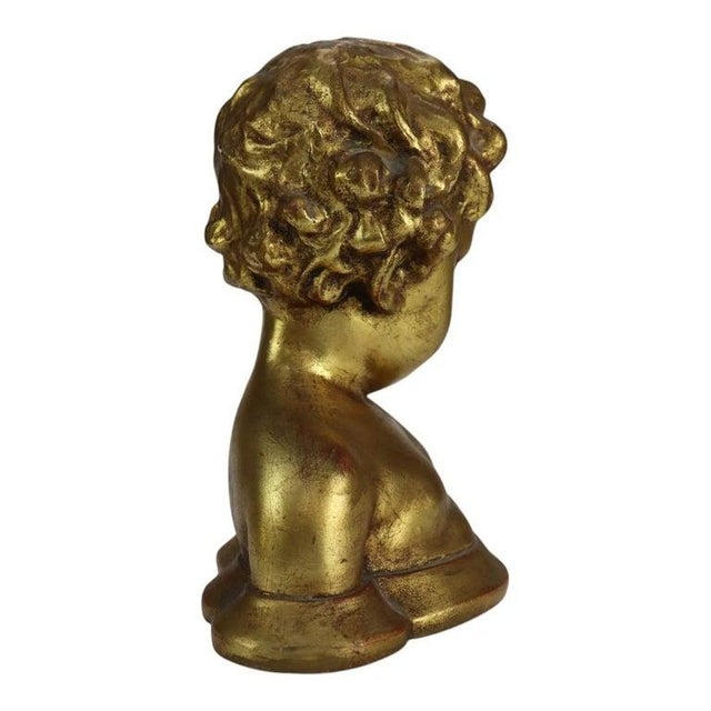 1950s Four Niccolini Italia Giltwood Cherub Sculptural Architechtural Elements C1950 For Sale - Image 5 of 11