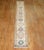 Mid 20th Century Skinny Ivory Antique Persian Heriz Runner - 1'10" x 12'4" For Sale - Image 5 of 6