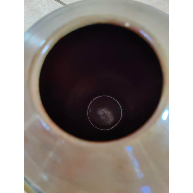 Mid-Century Modern Vintage Mid Century Studio Art Pottery Vase Signed Sb For Sale - Image 3 of 13