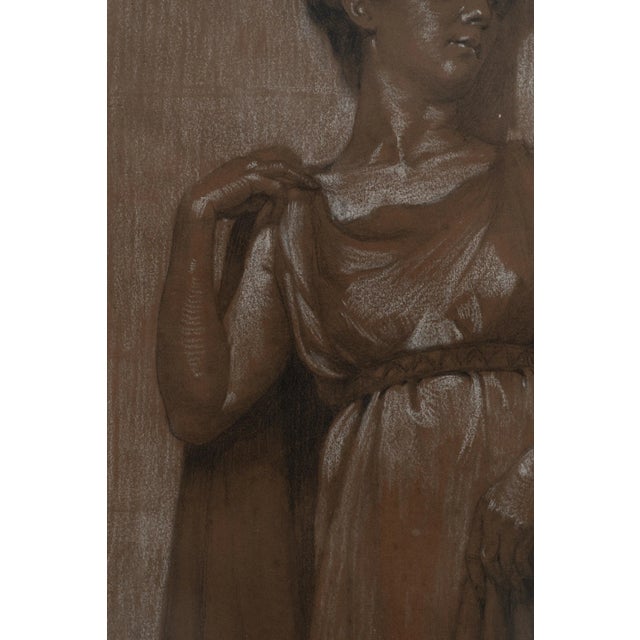 Brown Early 20th Century Belgian Painting For Sale - Image 8 of 10