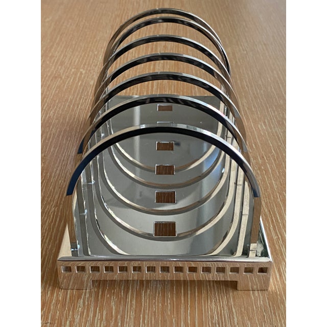 1980’s Postmodern Silver Letter Holder by Richard Meier for Swid Powell For Sale - Image 13 of 13