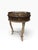 Regency Style Round Mahogany Accent Table With Brass Gallery & Compass Star Top For Sale - Image 4 of 11