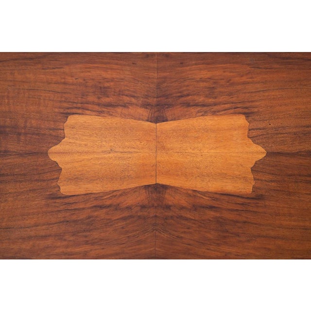 Art Deco Rectangular Coffee Table, Poland, 1940s For Sale - Image 9 of 10
