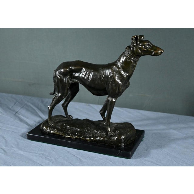 E. Frémiet, The Greyhound, Late 19th Century, Bronze For Sale - Image 3 of 18