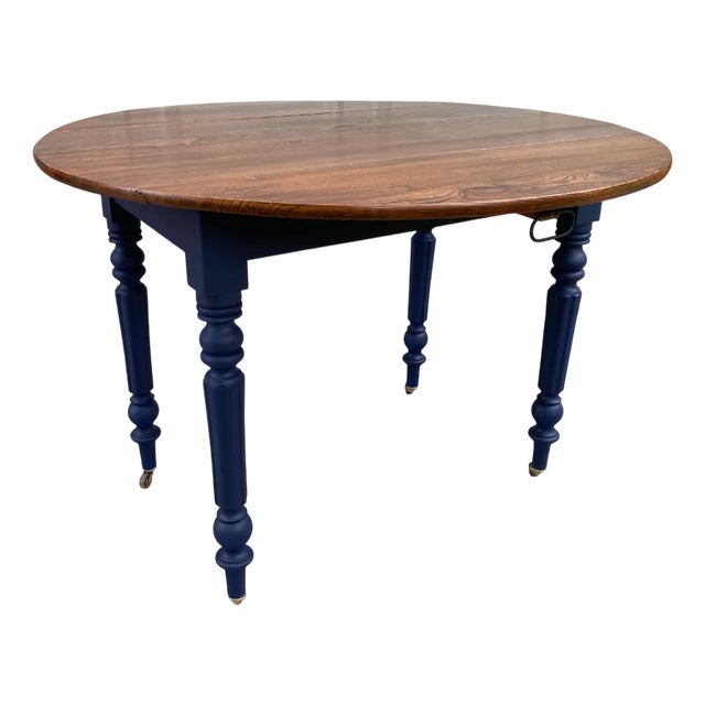 Louis XVI Style Drop-Leaf Table, 19th Century For Sale
