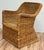 Late 20th Century Vintage Braided Wicker Club Chair For Sale - Image 5 of 11