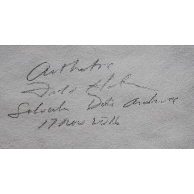 1960s Dali La Venus Aux Fourrures Woman With Crutch H Sig Dali Archives Certified For Sale - Image 5 of 5