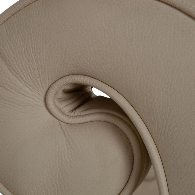Leather Rocky Chairs in Cream Beige from Bretz, Set of 4 For Sale - Image 5 of 15