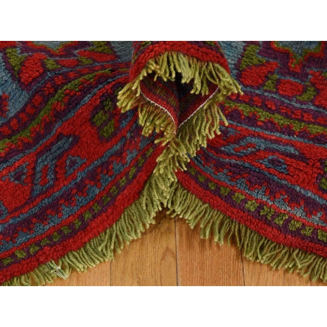 Vintage 1920s Turkish Oushak Red Rug For Sale In New York - Image 6 of 11