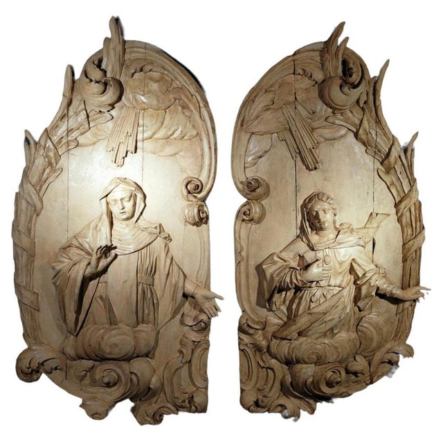 Monumental Sculpted Panels, 1750, Set of 2 For Sale - Image 16 of 16