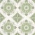 Sample - Schumacher x Mark D. Sikes Montecito Medallion Wallpaper in Leaf Green For Sale In Charlotte - Image 6 of 6