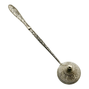 Early 20th Century Interesting Hand Made Repurposed Antique Sterling Items Created Candle Snuffer - One of a Kind