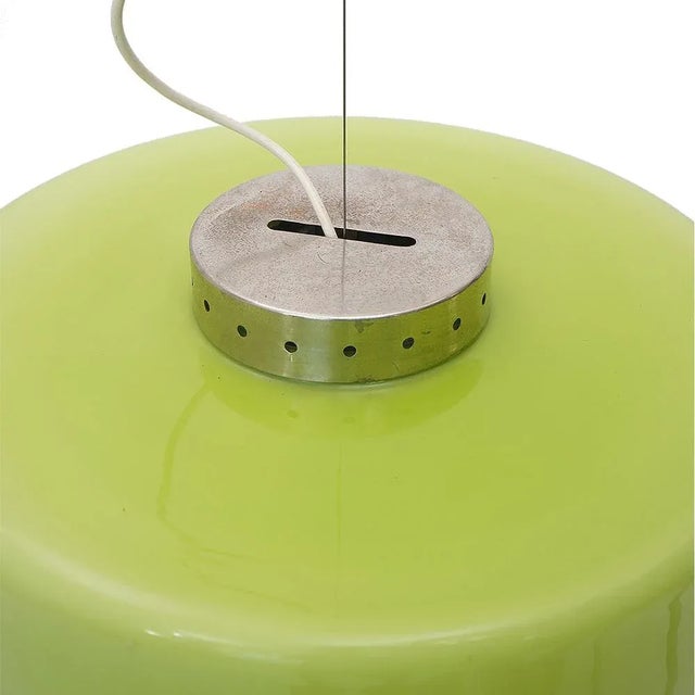 Vintage Glass Pendant Light, 1970s For Sale - Image 6 of 13