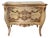 2000s Maitland Smith Attributed Louis XV Style Distressed Decorated Commode For Sale